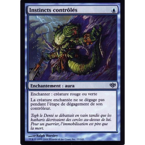 Instincts Contrôlés - Magic - Conflux - U - 23/145