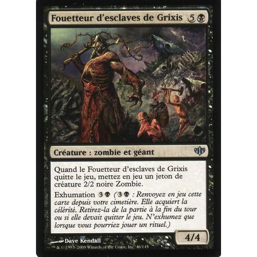 Fouetteur D'esclaves De Grixis - Magic - Conflux - U - 46/145