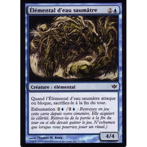 Élémental D'eau Saumâtre - Magic - Conflux - C - 21/145