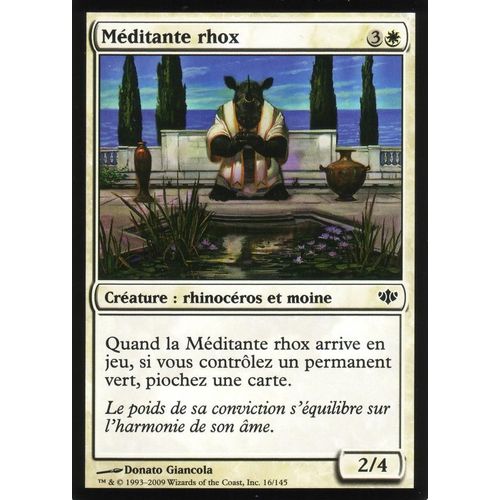 Méditante Rhox - Magic - Conflux - C - 16/145
