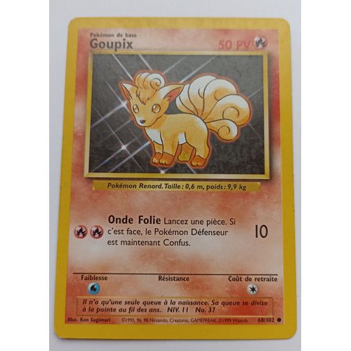 Carte Pokémon Goupix