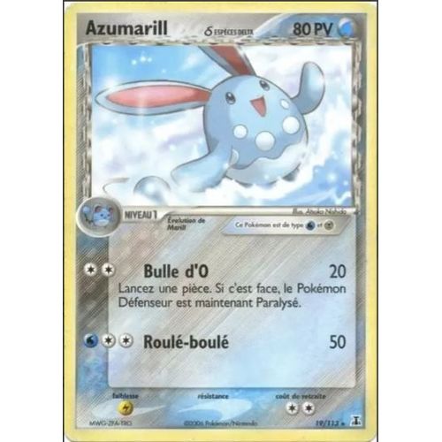 Pomekon Ex Espèce Delta Azumarill 19 / 113