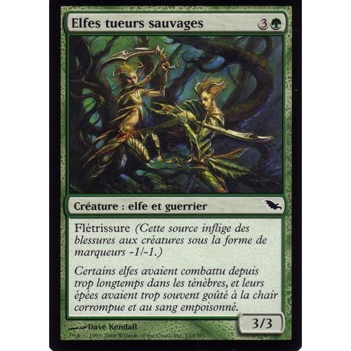 Elfes Tueurs Sauvages - Magic - Sombrelande - C - 133/301