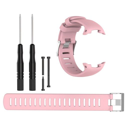 Bracelet En Silicone Pour Montre Intelligente Suunto D4 D4i,Bracelet De Pour Montre Intelligente Suunto Nocalculator - Type Light Pink