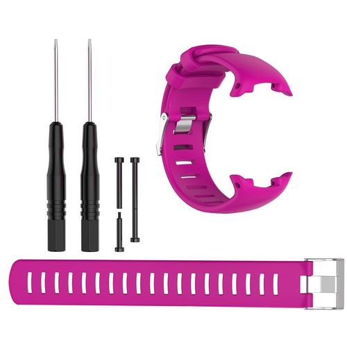 Bracelet En Silicone Pour Montre Intelligente Suunto D4 D4i,Bracelet De Pour Montre Intelligente Suunto Nocalculator - Type Rose Red