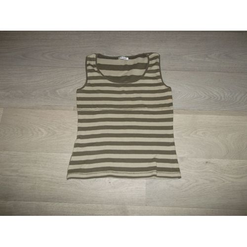 Top Burton Rayé Kaki M Tbe