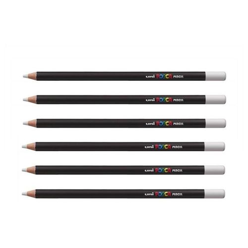 Posca Lot De 6 Crayons De Couleur Posca Pencil Kpe200 Gc Gris Clair