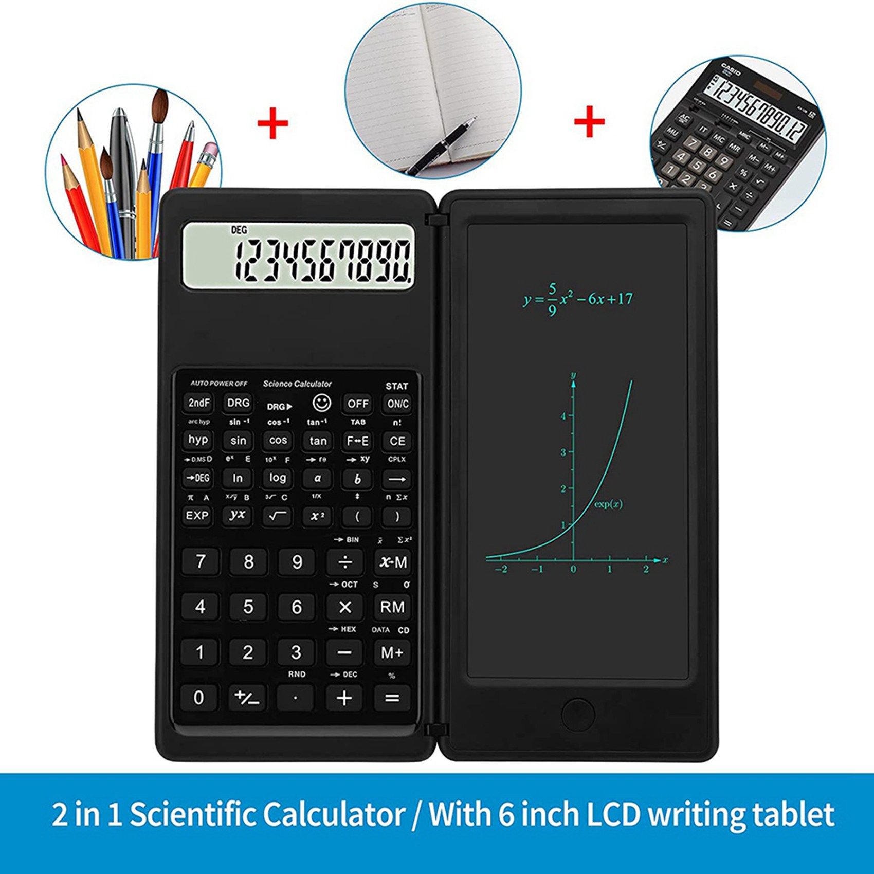 2X Calculatrice Scientifique D'Ingnierie  cran LCD 10 Chi... - 5