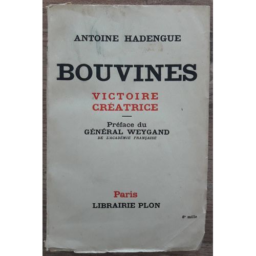Livre - Bouvines, Victoire Créatrice