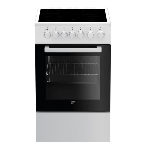 Cuisinière vitrocéramique Beko FSS57100GW