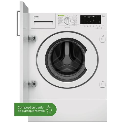 Lave-linge séchant encastrable Beko HITV8736B0HT