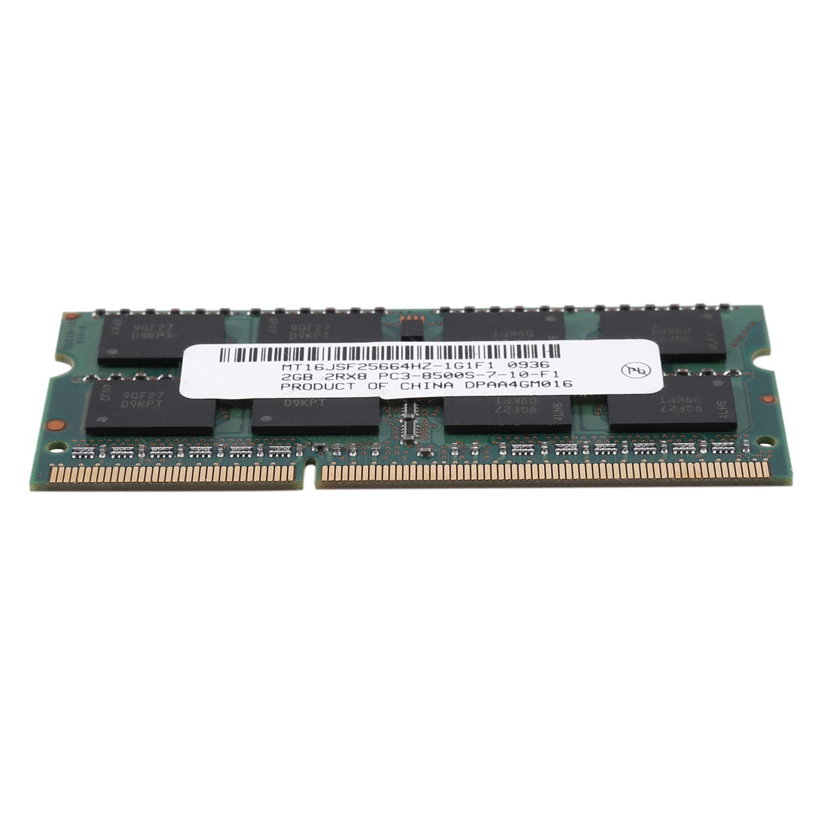2X Ddr3 2 Go de MMoire pour Ordinateur Portable Ram 2Rx8 Pc... - 2