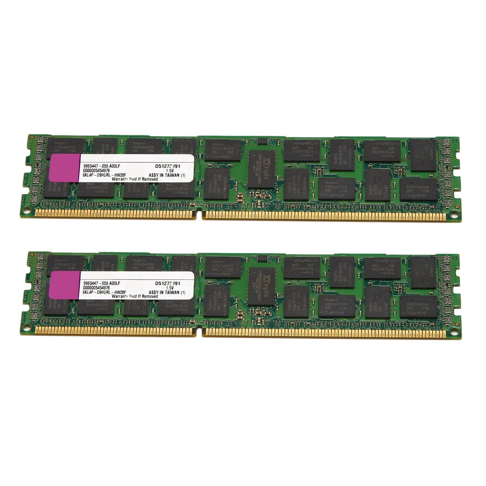 2X 4 Go de Mmoire RAM DDR3 REG 1333MHz PC3-10600 1.5V DIMM ...
