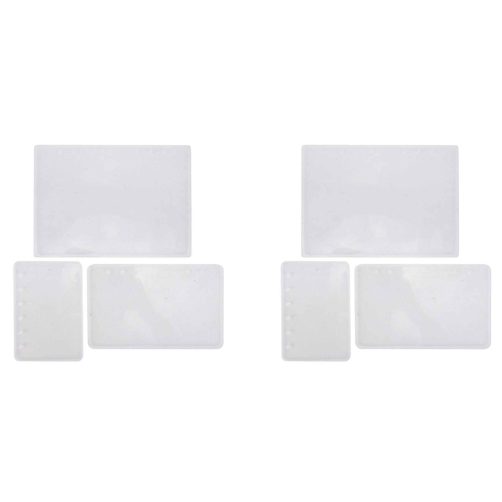 6X A7 / A6 A5 Notebook Forme Silicone Moule Rsine DIY Livre...