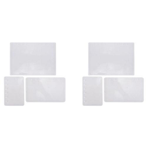 6X A7 / A6 A5 Notebook Forme Silicone Moule Résine DIY Livre Cristal Époxy Transparent