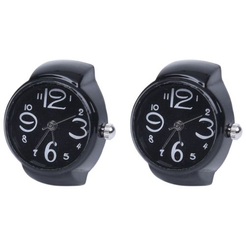 2x Montre À Bague De Poche Pour Avec Numéro Arabe Quartz 0,87 Pouces Hot