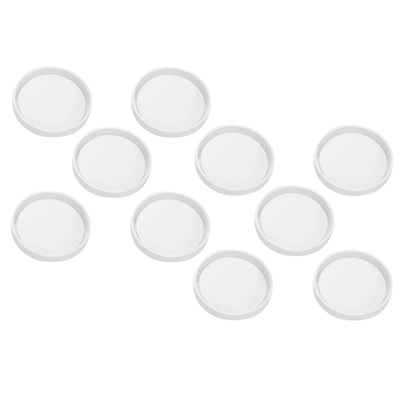 Paquet de 10 Moules En Silicone  Gros Dessous Verre, Diamt...