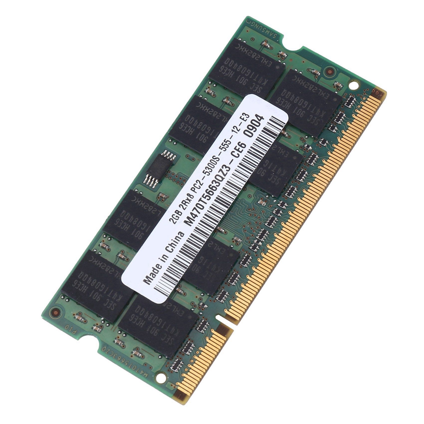 2X Mmoire RAM DDR2 2 Go PC2 5300 Ordinateur Portable SODIMM... - 2