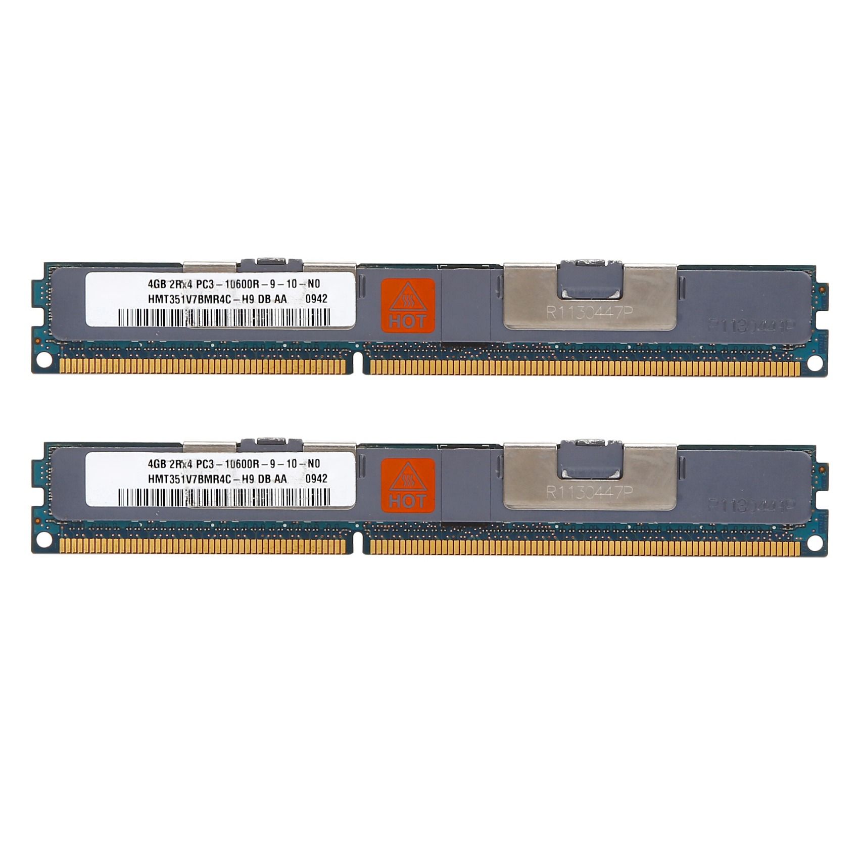 2X 4 Go de MMoire RAM DDR3 REG 2RX4 1333MHz PC3-10600 1.5V ...