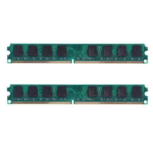 2X Ddr2 800Mhz Pc2 6400 2 Go 240 Broches Pour La Mémoire Ram Du Bureau