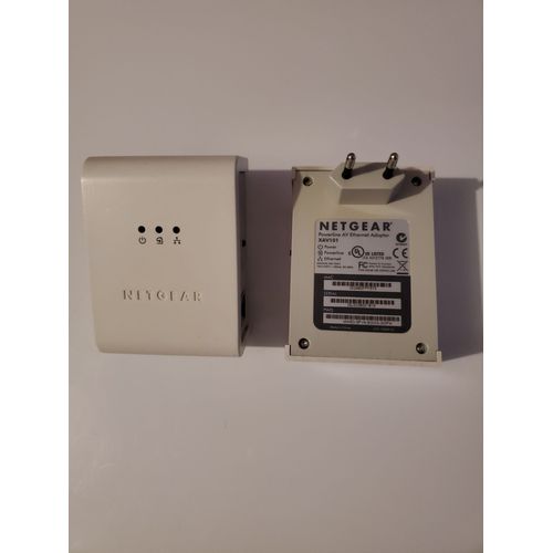 2 CPL Netgear 200 XAV101 Powerline AV Ethernet Adapter