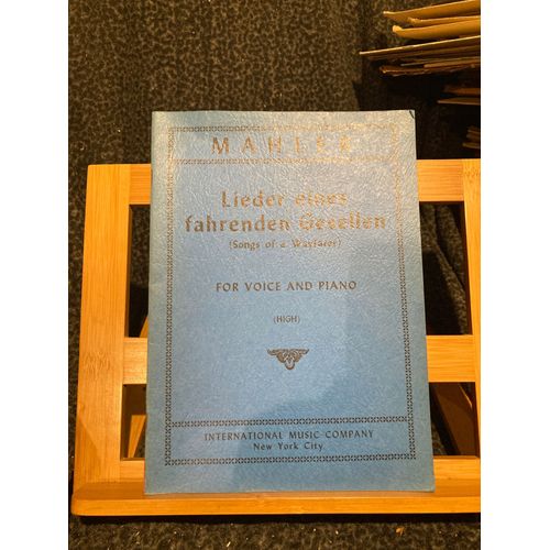 Mahler Lieder Eines Fahrenden Gesellen Partition Voix Aiguë Piano Éditions Imc