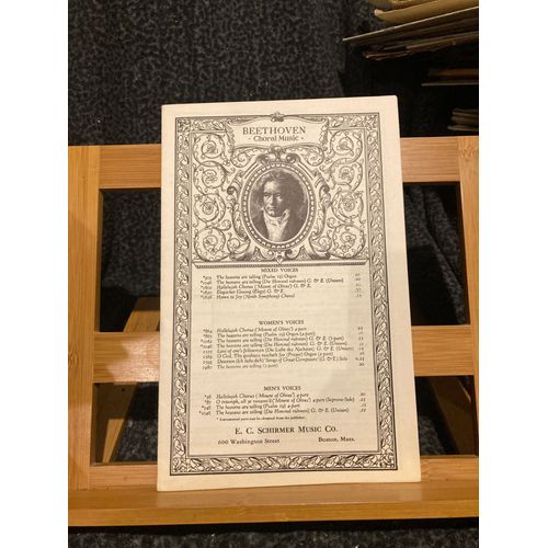Beethoven Elegy Pour Choeur Mixte Et Cordes Partition Éditions Schirmer