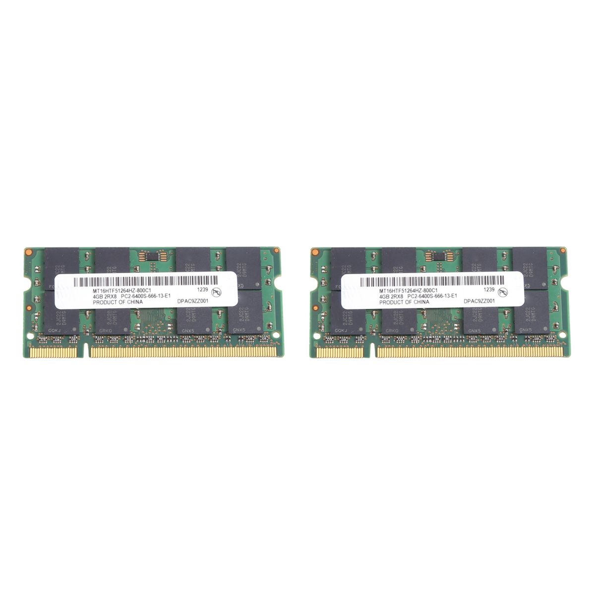 2X pour MT DDR2 4 Go 800 MHz RAM PC2 6400S 16 Puces 2RX8 1,8... - 2