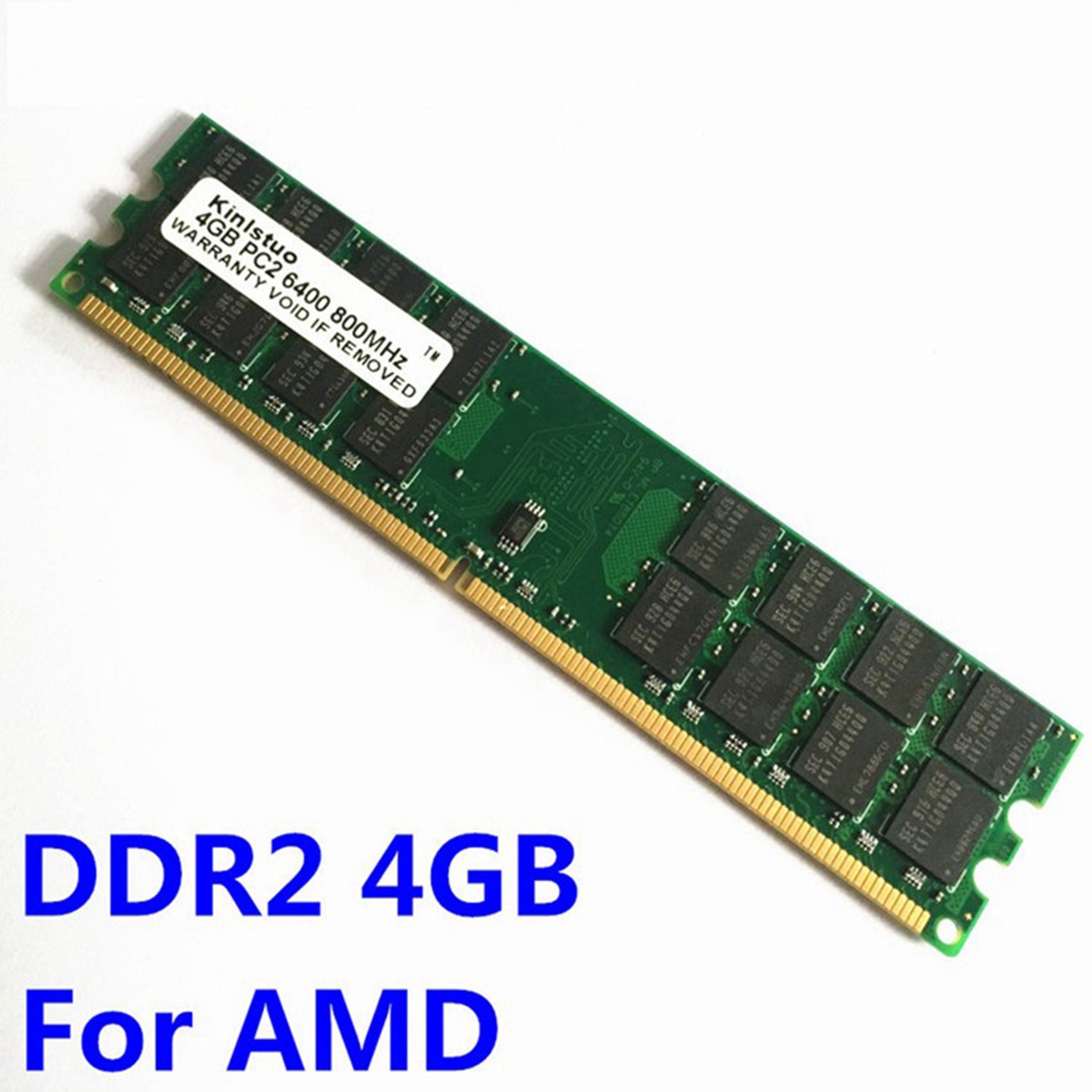 2X RAM DDR2 4Gb 800MHz Ddr2 800 MMoire 4G pour Accessoires ... - 2