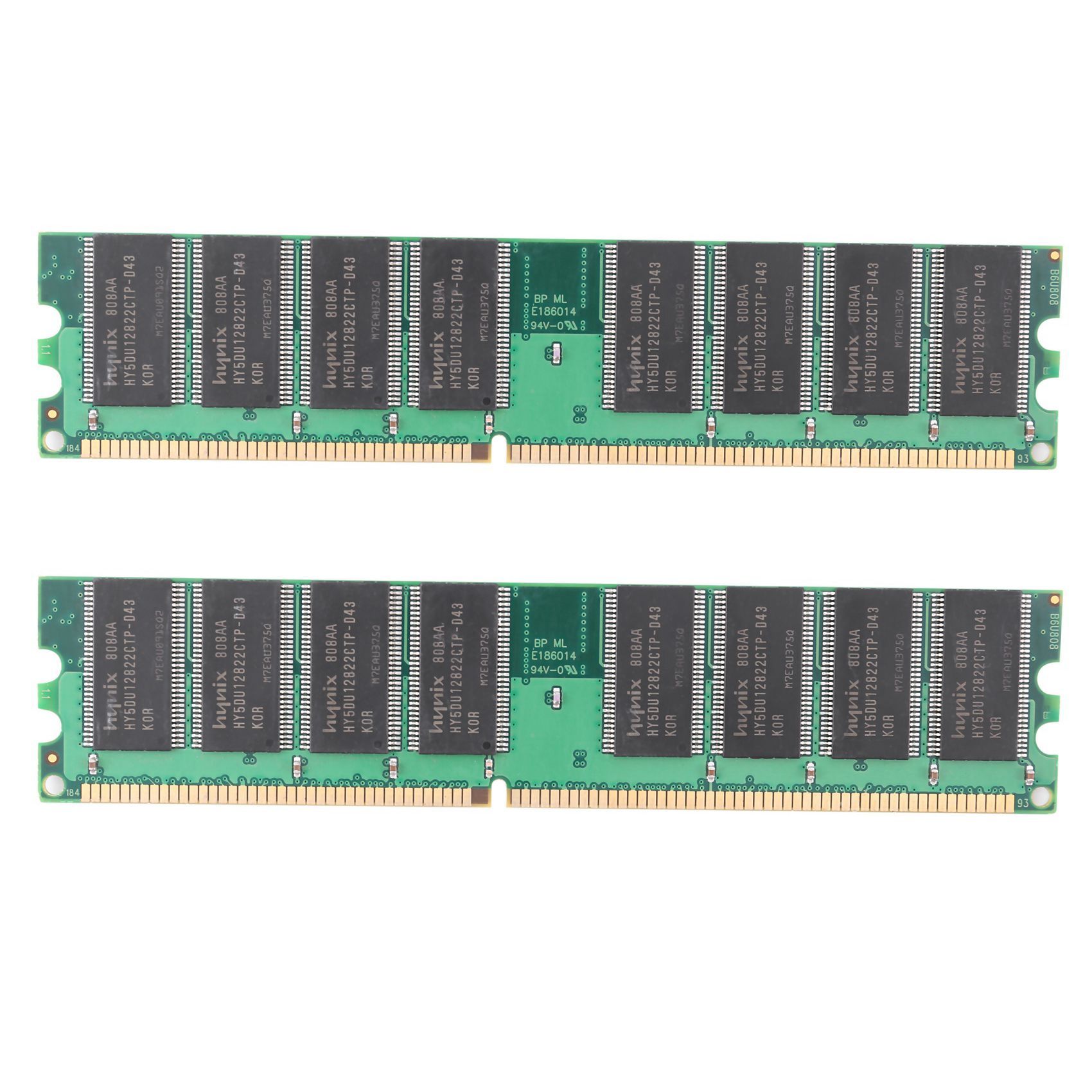 2X DDR 1 Go de MMoire PC Ram DDR1 Desktop PC3200 400 MHz 18...