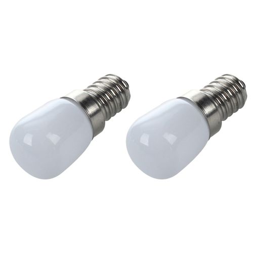 2x Ampoules Led Réfrigérateur 1.5w E14 2835 Smd Mini Lampe Pygmée 220v Couleur: Blanc Chaud Paquet :1pcs