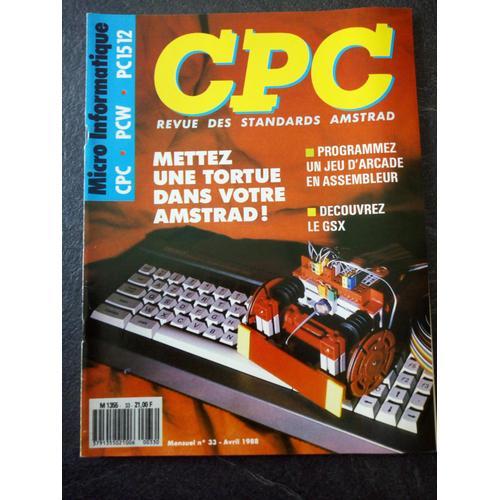 Cpc Revue Des Standards Amstrad N°33 Avri 1988