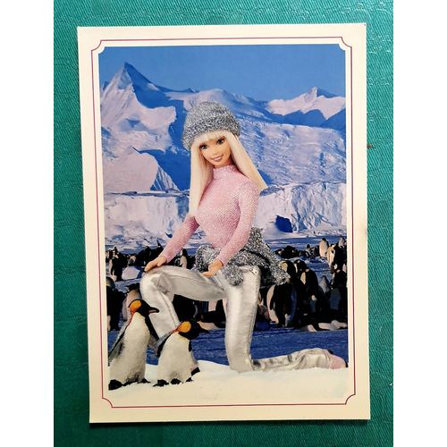 Carte Postale Vintage Barbie 1998