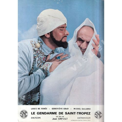Le Gendarme De Saint-Tropez : Photo D'exploitation Cinématographique - Format 25x30 Cm - De Jean Girault Avec Louis De Funès, Geneviève Grad, Michel Galabru, Jean Lefebvre - 1964 #