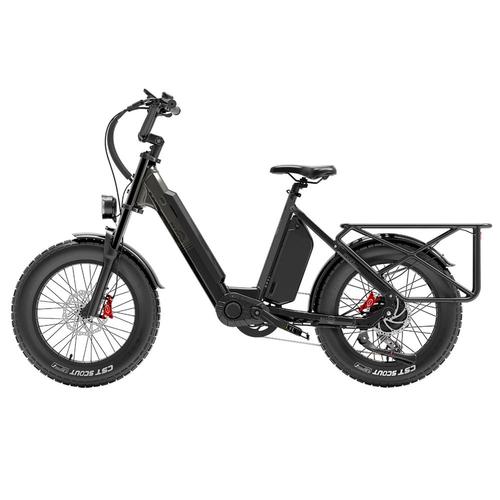 Vélo Cargo Électrique Bezior X500 Max, Moteur Bafang 750 W, Batterie Amovible Samsung 48 V 37,5 Ah, Gros Pneu 20 X 4,0 Pouces, Vitesse Maximale De 48 Km/H Jusqu'à 220 Km D'autonomie