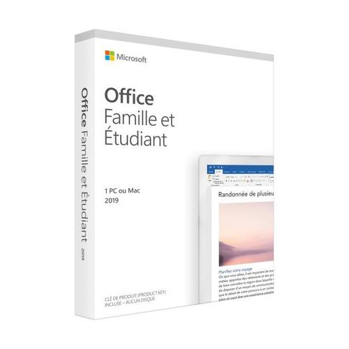 Microsoft Office Famille Et Etudiants 2019