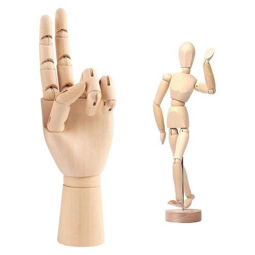 Artistes En Bois Dessin Figure Mannequin Personnes Humaines Poupées Fournitures Stop Motion Kit Outils De