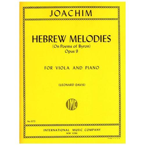 Joachim - Hebrew Melodies Op.9 Alto Et Piano