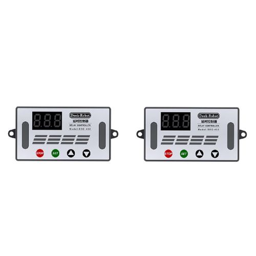 2x Ddc-432 Double Mos Led Contrôleur De Retard Numérique Relais Déclencheur Cycle Minuterie Interrupteur Module Commande Synchronisation