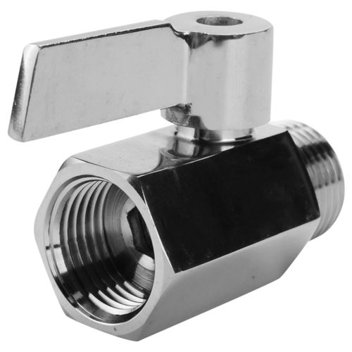 Mini à Boisseau SphéRique en Acier Inoxydable 304 (1/2 Pouce X Mâle) Filetage NPT, Soupape de Commande TêTe RéGulateur DéBit D'