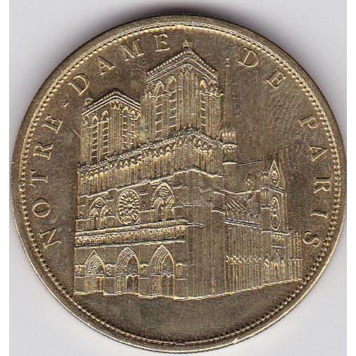 Jeton Médaille Touristique De La Monnaie De Paris = Notre Dame De Paris : Cathédrale Notre Dame De Paris, Édition Limitée De 2010 - Version 2