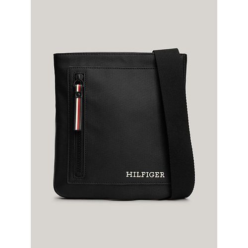 Tommy Hilfiger - Sac besace signature piqué - Noir
