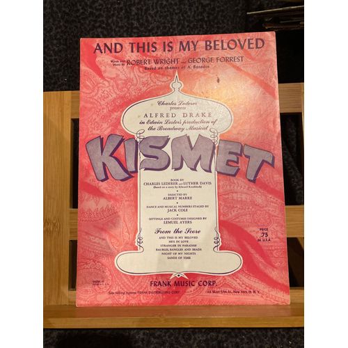 Wright & Forrest And This Is My Beloved Kismet Borodine Partition Frank Music