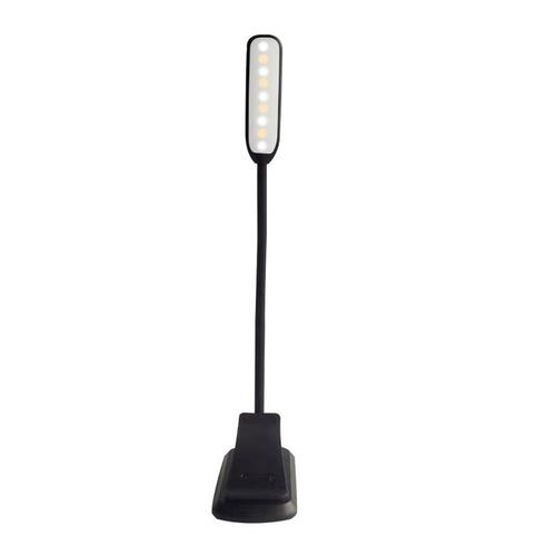 Lampe de Lecture, LEDs Liseuse Lampe Clip USB Rechargeable, 360°Cou  Flexible, 3 Température de