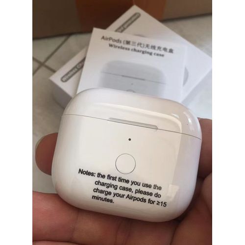 Étui de chargement sans fil Pour Airpods 3 - Boîtier de remplacement pour écouteurs compatibles Bluetooth, 600mAh, Pop-up Windows