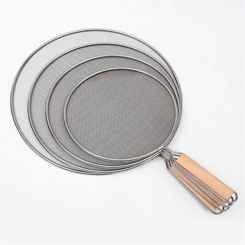 Cuisson Friture Acier Inoxydable Anti Splatter Guard Net Graisse Screen Pan Mesh Splash Cover 29 cm