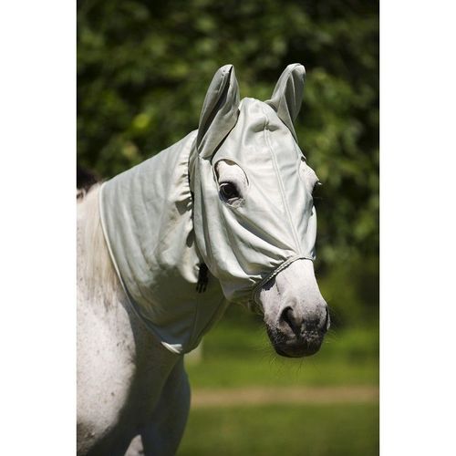 Bonnet Equithème "Anti-Eczéma" - Couleur : Gris Clair, Taille : S/Poney