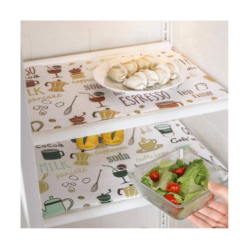 3X Papier Mousse de Revêtement D'étagère Tiroir Multifonction pour Armoires Cuisine, Réfrigérateur, Tiroirs, (Rouge, 12 x 196 Pouces)