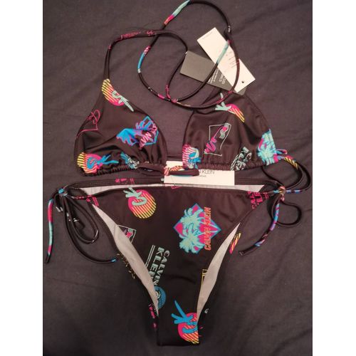 Maillot De Bain 2 Pièces Calvin Klein Taille M Neuf