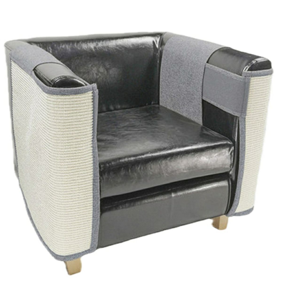 Chaton Scratch Board Sisal Scratcher Mat Jouet Pied Chaise S... - 2